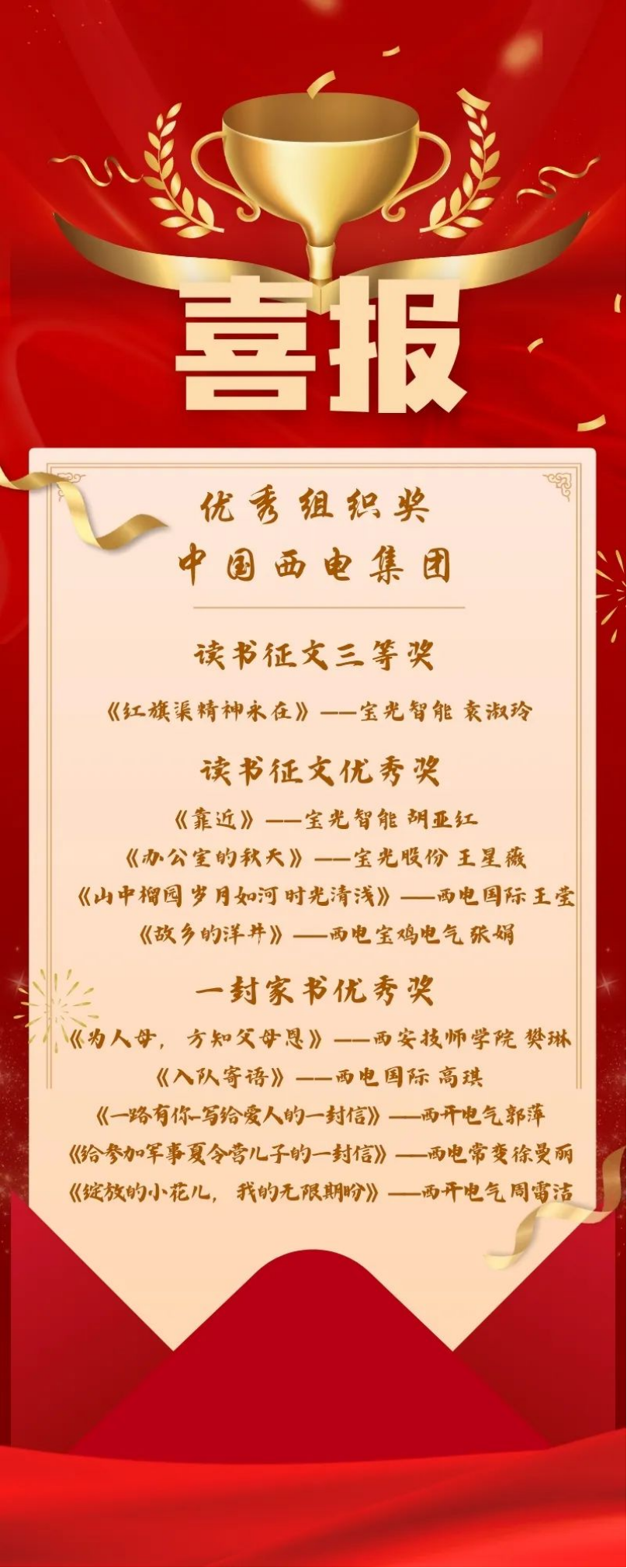 榜上有名！“书香三八”评选揭榜，Z6尊龙巾帼收获丰硕！